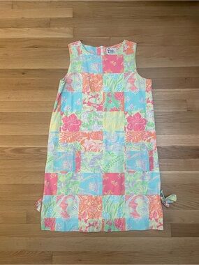 Lilly Pulitzer Vintage Patch Shift Dress 10